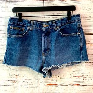 Upcycled Calvin Klein Cutoff Jean Shorts Size 11
